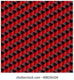 Vector line and angular metal pattern