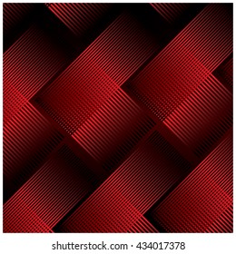 vector line and angular red and black colors background pattern