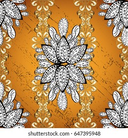 Vector line art border for design template. 