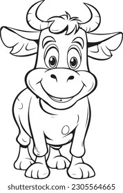  estilo de dibujos animados de líneas vectoriales para colorear