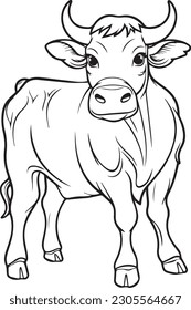  vector line art cartoon style for coloring