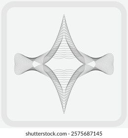 Vector line art creative design, white color background editable layout
