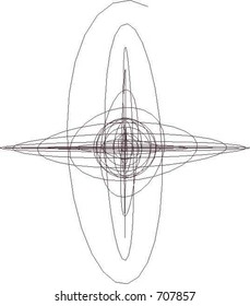 Vector line art drawing