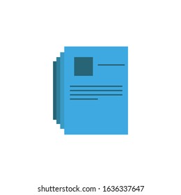 vector line art illustration documant icon wrapped with a website landing page template. soft and smooth color design. can be used as a percentage. made for business icons