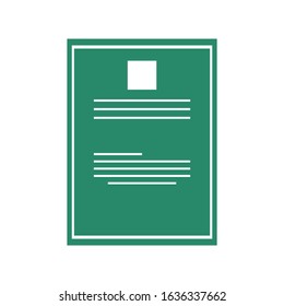 vector line art illustration documant icon wrapped with a website landing page template. soft and smooth color design. can be used as a percentage. made for business icons