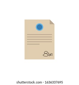 vector line art illustration documant icon wrapped with a website landing page template. soft and smooth color design. can be used as a percentage. made for business icons