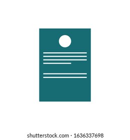 vector line art illustration documant icon wrapped with a website landing page template. soft and smooth color design. can be used as a percentage. made for business icons