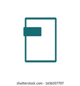 vector line art illustration documant icon wrapped with a website landing page template. soft and smooth color design. can be used as a percentage. made for business icons
