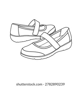 Vector line art illustration