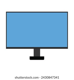 Vector and line art for LCD TV monitors
