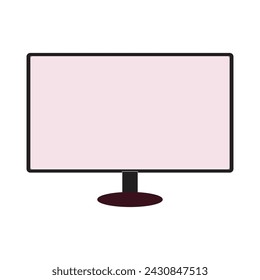 Vector y arte de línea para monitores de TV LCD
