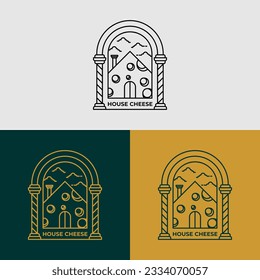logotipo de arte de línea vectorial Diseños logotipo de arte Logo de negocios Logo de diseño de marca