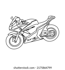 4,896 Line art racing motorcycles Images, Stock Photos & Vectors ...