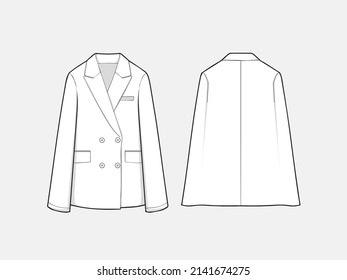 1,568 Blazer outline Images, Stock Photos & Vectors | Shutterstock