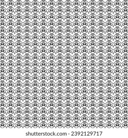 vector line art pattern in white background