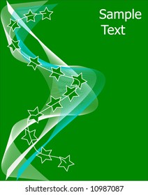 Vector Line Art With Stars