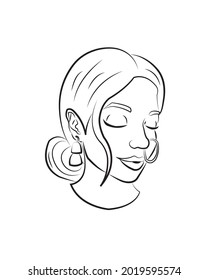 Vektorgrafik von jungen, trendigen, sexy Hipster GenZ pop Art Girls oder Frauen, die farbig sein können 