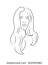Vektorgrafik von jungen, trendigen, sexy Hipster GenZ pop Art Girls oder Frauen, die farbig sein können 