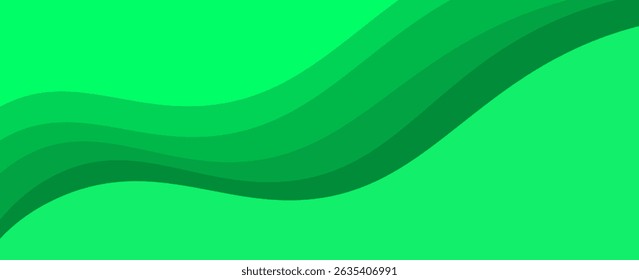 Vector line background curve element with white space for text and message design, overlapping layers, vector	
