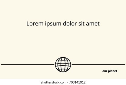 Vector line background with images of digital crypto currency symbol bitcoin, ascending chart and two places for text, for your presentation, flyer or site,flat style