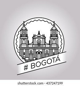vector line bogota badge