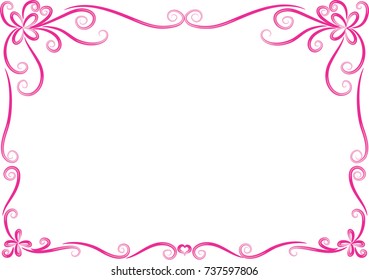 Vector Line Border Stock Vector (Royalty Free) 737597806 | Shutterstock