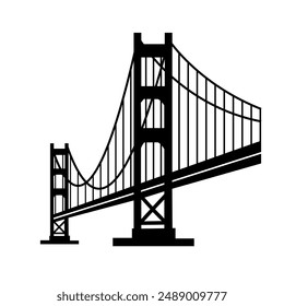 Vector line bridge arch city outline building viaduct sign construction