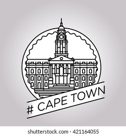 Vector Line Cape Town Badge