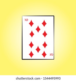 vector line card diamonds art