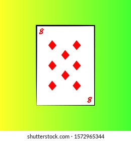 vector line card duamonds art