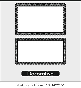 Vector line decoration pattern. Art design for web, site, advertising, banner, poster, flyer, brochure, board, card, paper print.
Victorian ornaments photo frames in vector 