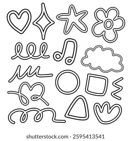 Vector Line , Line Design , Hand Drawn