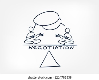 vector line doodle hand written illustration simle