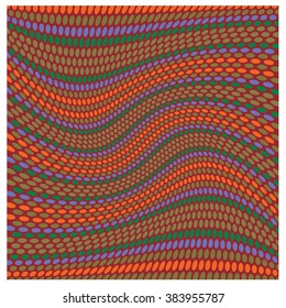 vector line and dot colorful pattern 