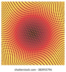 vector line and dot colorful pattern 