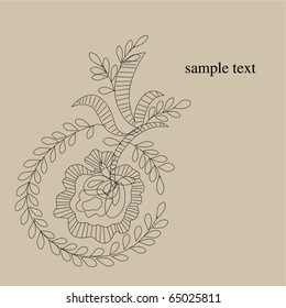 Vector line drawing patterns background