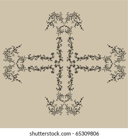 Vector line drawing patterns background .
