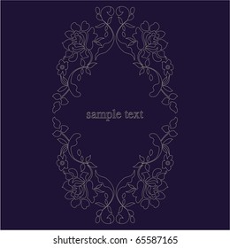 Vector line drawing patterns background.