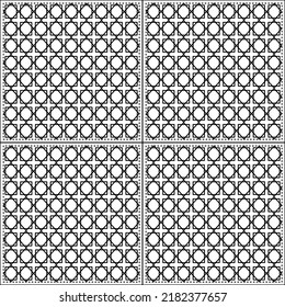Vector line fashion square for background wallpaper and seamless artwork illustration texture of vector graphic design isolated flat trendy design for cotton beautiful pattern colorful fabric paper