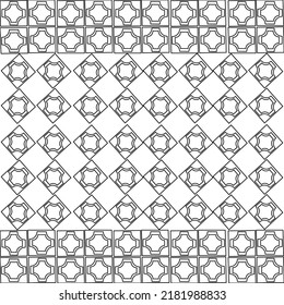 Vector line flowers square for background wallpaper and seamless artwork illustration texture of vector graphic design isolated flat trendy design for cotton beautiful pattern colorful fabric paper