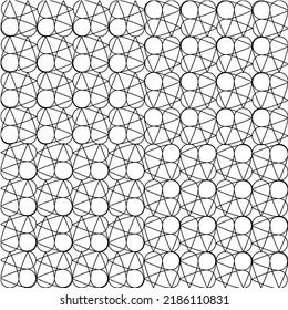 Vector line flowers square for background wallpaper and seamless artwork illustration texture of vector graphic design isolated flat trendy design for cotton beautiful pattern colorful fabric papers