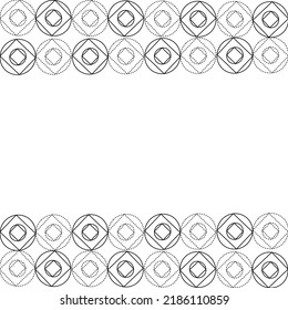 Vector line flowers square for background wallpaper and seamless artwork illustration texture of vector graphic design isolated flat trendy design for cotton beautiful pattern colorful fabric papers