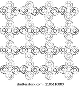 Vector line flowers square for background wallpaper and seamless artwork illustration texture of vector graphic design isolated flat trendy design for cotton beautiful pattern colorful fabric papers