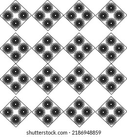 Vector line flowers square for footage background wallpaper and seamless artwork illustration texture of vector graphic design isolated flat trendy design for fabric cotton beautiful pattern colorful