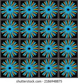 Vector line flowers square for footage background wallpaper and seamless artwork illustration texture of vector graphic design isolated flat trendy design for fabric cotton beautiful pattern colorful