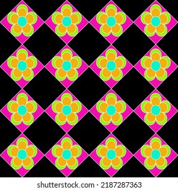 Vector line flowers square for footage background wallpaper and seamless design  illustration texture of vector graphic design isolated flat trendy design for fabric cotton beautiful pattern colorful
