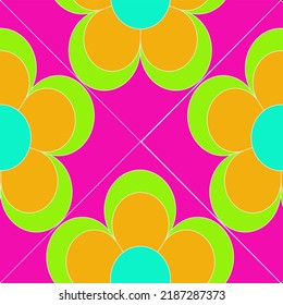 Vector line flowers square for footage background wallpaper and seamless design  illustration texture of vector graphic design isolated flat trendy design for fabric cotton beautiful pattern colorful