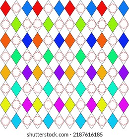 Cuadrado de flores de línea vectorial para el fondo del material de archivo papel de fondo y la textura de la ilustración de la ilustración del diseño gráfico aislado diseño plano de moda para el algodón hermoso patrón de papel de tela colorida