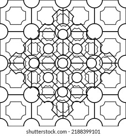 Cuadrado de flores de línea vectorial para el fondo del material de archivo papel pintado y ilustración de la inopresión textura del diseño gráfico de arte diseño aislado de moda plana para el tejido algodón hermoso patrón colorido