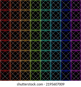 Vector line flowers square for footage background wallpaper and seamless artwork illustration texture of art graphic design isolated flat trendy design fabric cotton beautiful pattern logo colorful